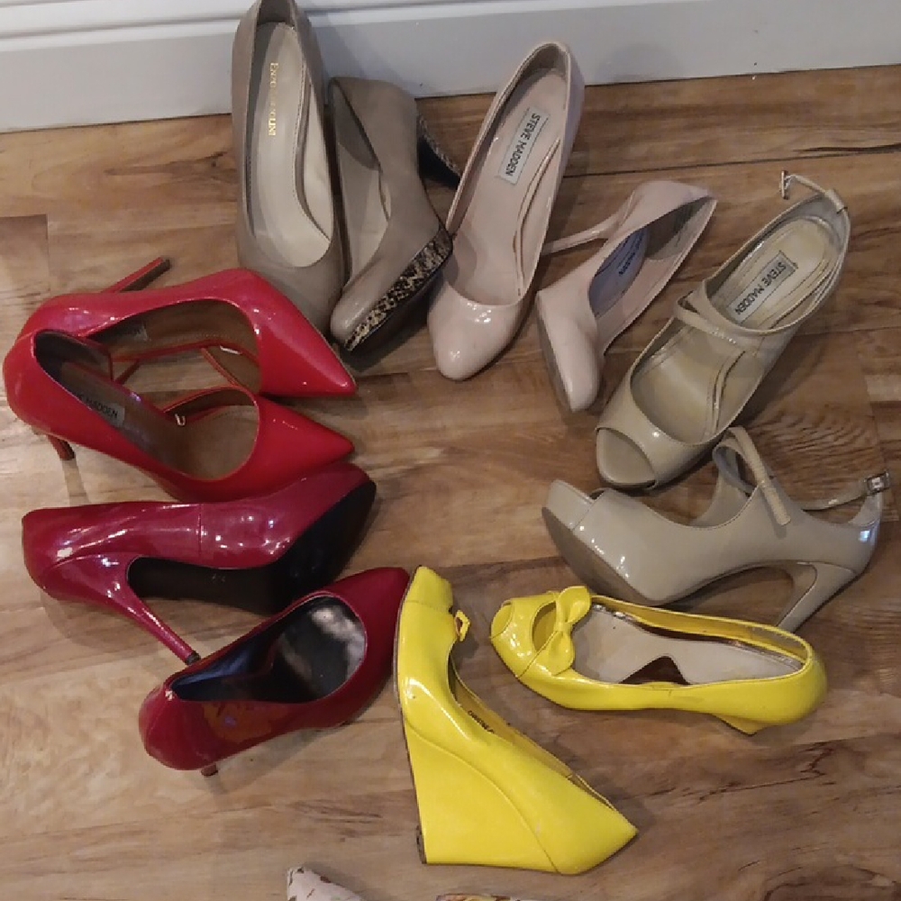 Heels Size 7 1/2 And 8.